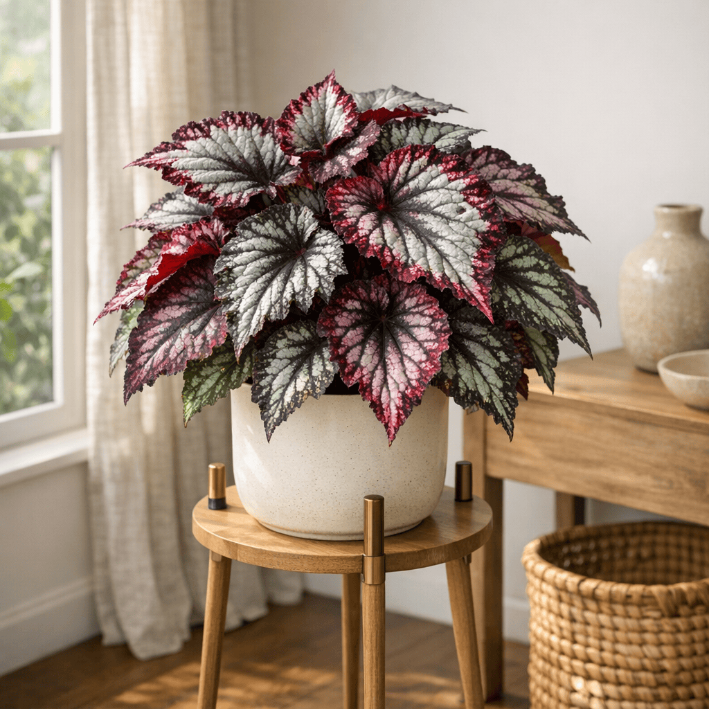 DesertScapeSucculent House Plant 4 Inch Begonia 'Rex'