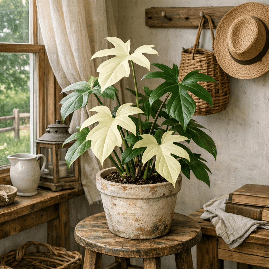 DesertScapeSucculent House Plant 4 Inch Philodendron 'Florida Ghost'