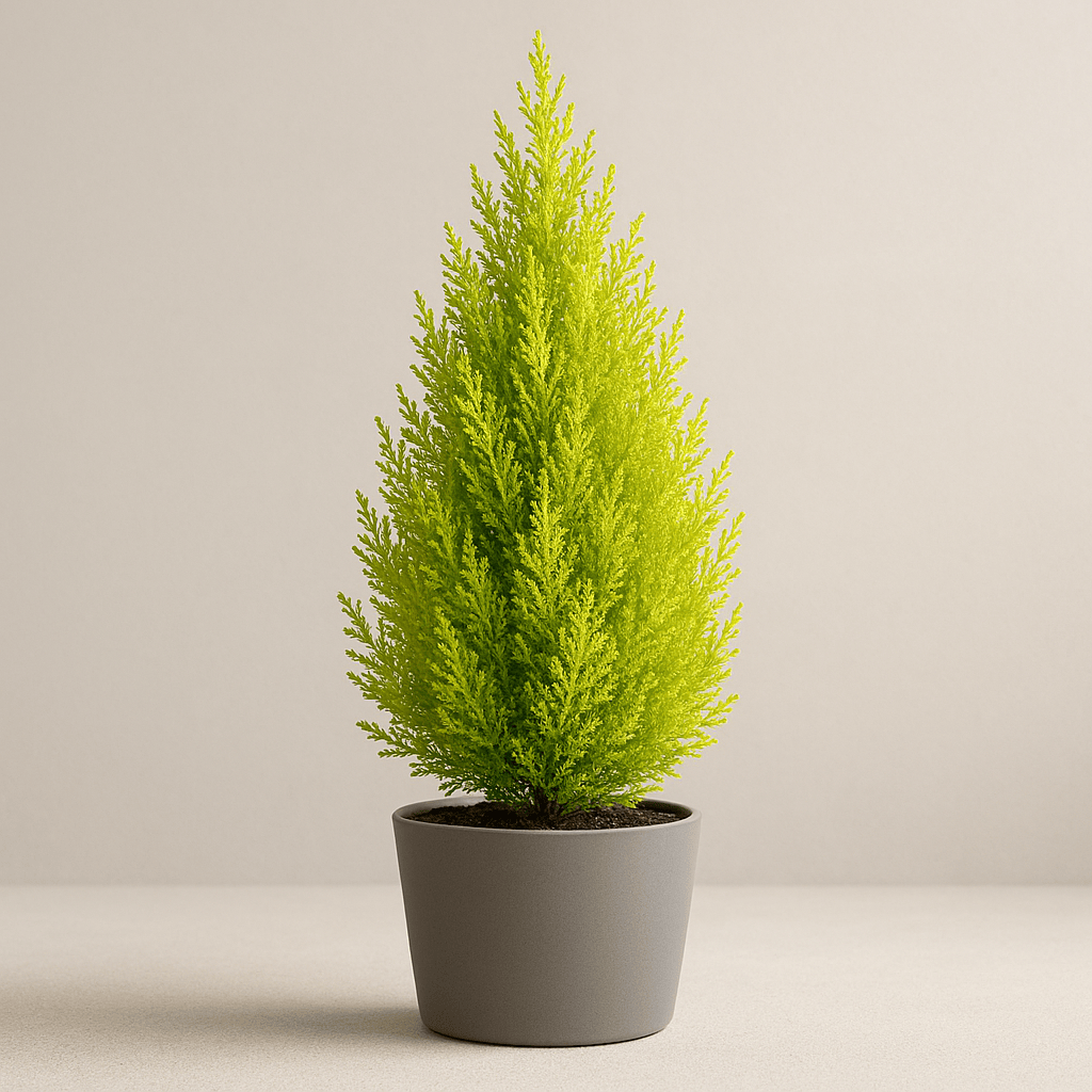 DesertScapeSucculent Tree 4 Inch Assorted Cupressus macrocarpa ‘Lemon Cypress’