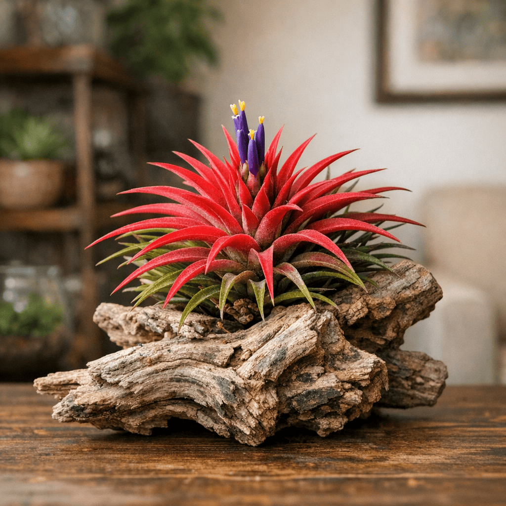 DesertScapeSucculent Air Plant Medium Tillandsia 'Fuego'