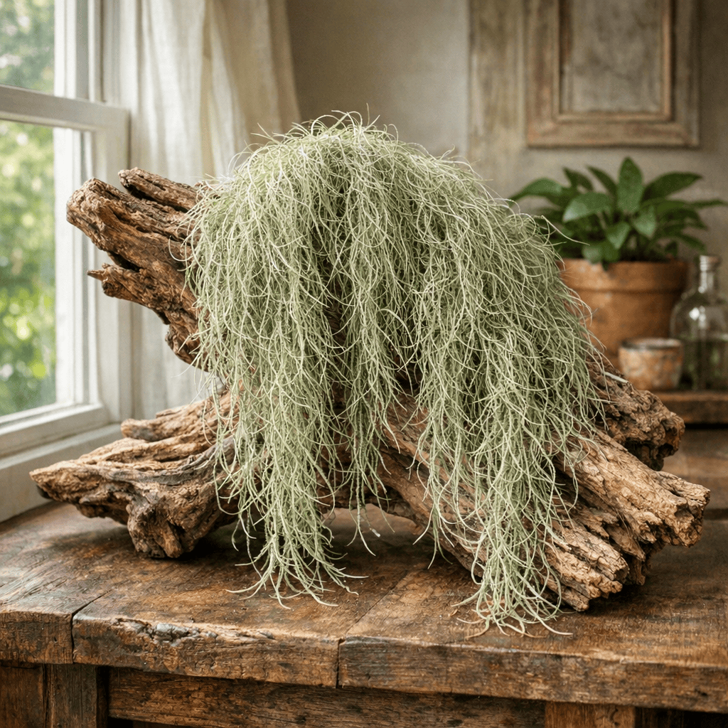 DesertScapeSucculent Air Plant Small Tillandsia usneoides 'Living Spanish Moss'