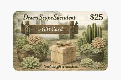 DesertScapeSucculent GiftCard E-Gift Card