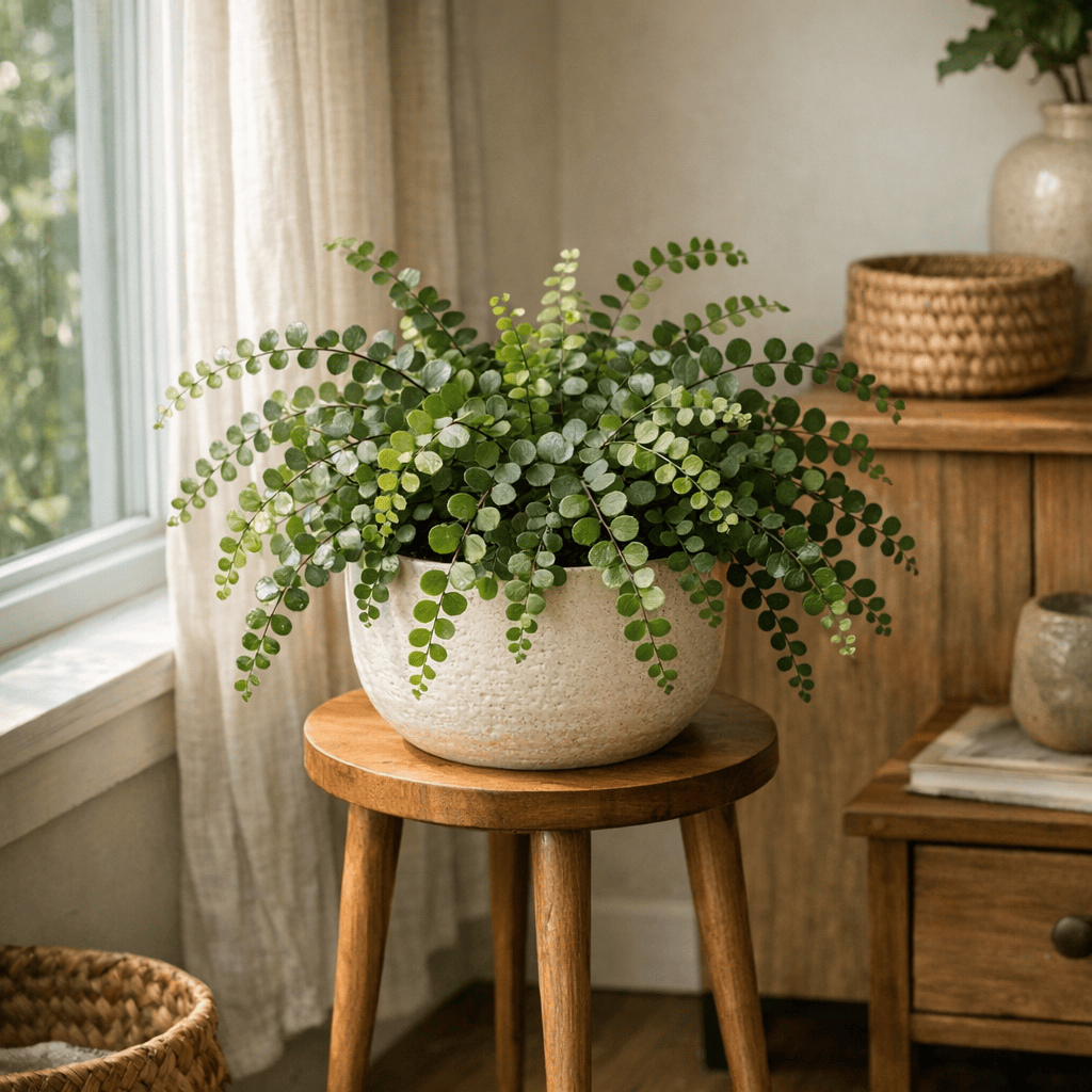 DesertScapeSucculent House Plant 4 Inch Button Fern