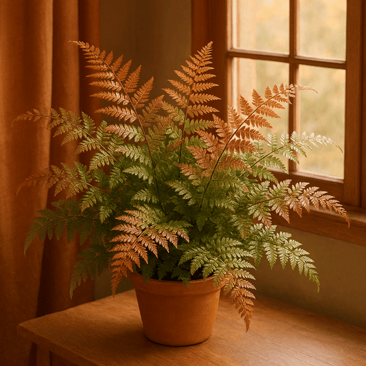 DesertScapeSucculent House Plant 4 Inch Fern 'Bronze Venus'