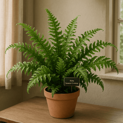DesertScapeSucculent House Plant 4 Inch Assorted Fern ‘Jester Crown’