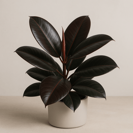 Ficus Decora Burgundy - 4 Inch Assorted - House Plant - DesertScapeSucculent