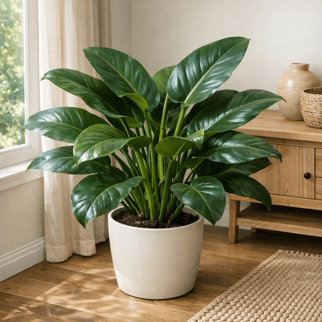 DesertScapeSucculent House Plant 6 Inch Philodendron 'Congo Green'