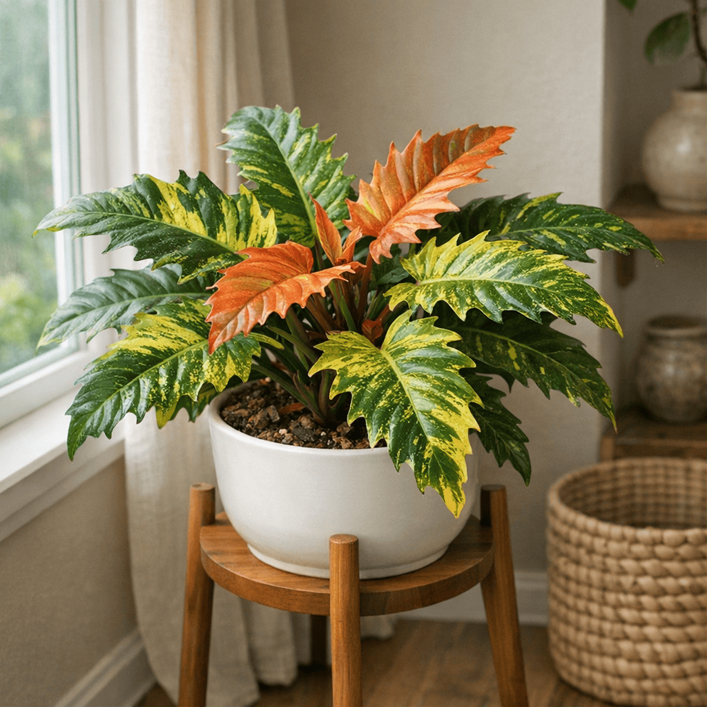 DesertScapeSucculent House Plant 4 Inch Philodendron 'Ring of Fire'