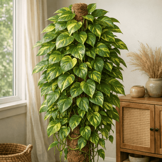 DesertScapeSucculent House Plant 8 Inch Pothos ‘Golden’, Pole