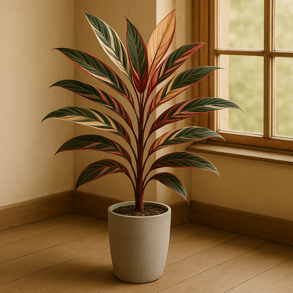 DesertScapeSucculent House Plant 6 Inch Assorted Stromanthe sanguinea ‘Triostar’