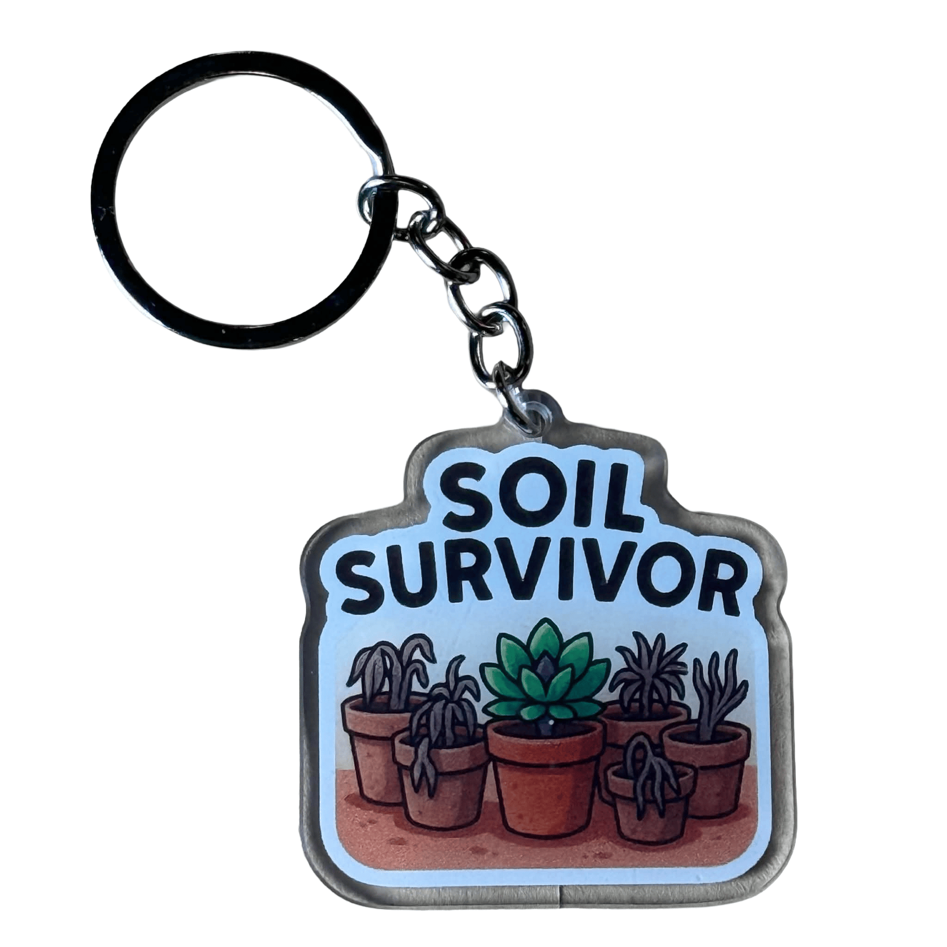 DesertScapeSucculent Keychain Soil Survivor 1A Soil Survivor Keychain