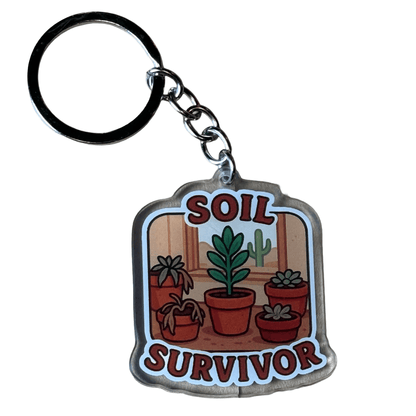 DesertScapeSucculent Keychain Soil Survivor 1B Soil Survivor Keychain