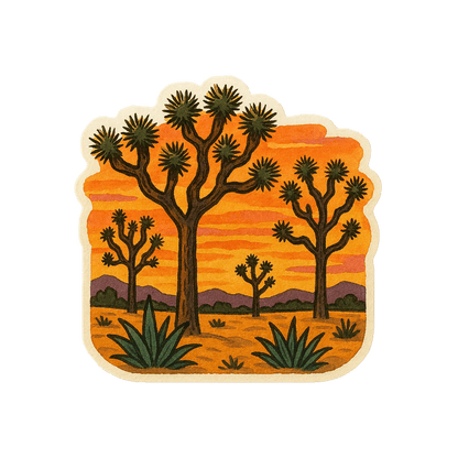 Joshua Tree Sticker - Die Cut Joshua Tree v. 1B - Stickers - DesertScapeSucculent