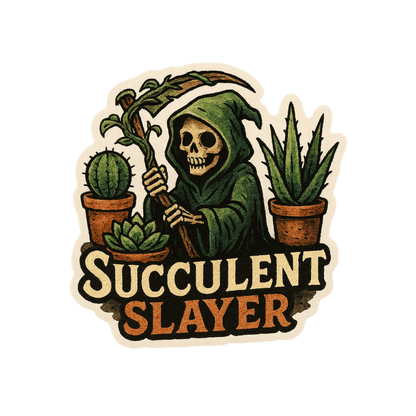 Plant Reaper Sticker - Die Cut Reaper v. 1B - Stickers - DesertScapeSucculent