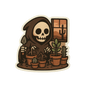 Plant Reaper Sticker - Die Cut Reaper v. 1D - Stickers - DesertScapeSucculent