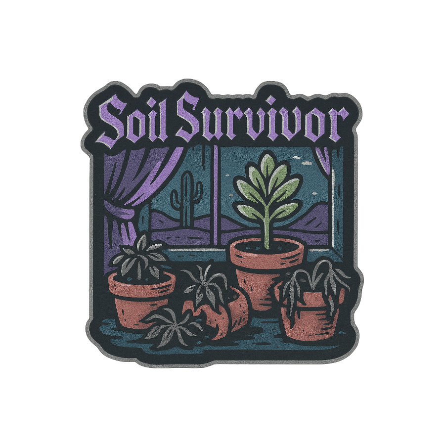 Soil Survivor Sticker - Die Cut Survivor v. 1D - Stickers - DesertScapeSucculent