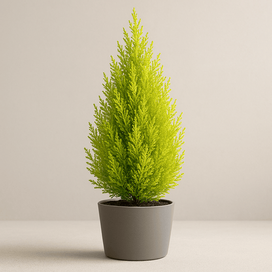DesertScapeSucculent Tree 4 Inch Assorted Cupressus macrocarpa ‘Lemon Cypress’